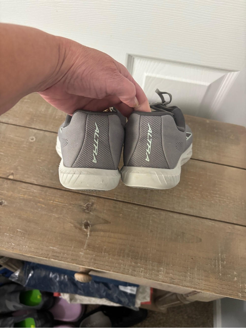 Altra Women's Gray Athletic Running Shoes - Picture 4 of 6